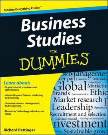 Business Studies for Dummies by Richard Pettinger