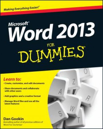 Word 2013 for Dummies by Dan Gookin