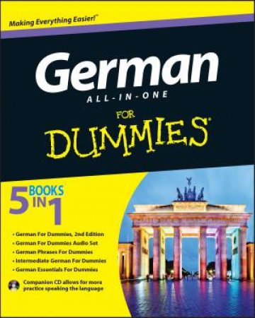 German All-In-One for Dummies with CD by Consumer Dummies