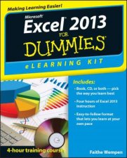 Excel 2013 Elearning Kit for Dummies