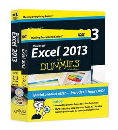 Excel 2013 for Dummies (Book + DVD Bundle)