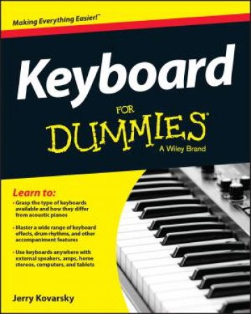 Keyboard for Dummies by Jerry Kovarsky