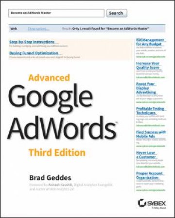Advanced Google AdWords (3rd Edition) by Brad Geddes