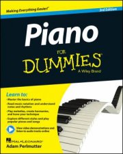 Piano for Dummies  3rd Ed