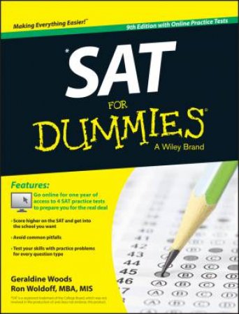 SAT for Dummies, 9th Ed (with Online Practice) by Geraldine Woods