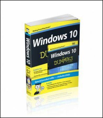 Windows 10 for Dummies Book + Online Videos Bundle by Andy Rathbone