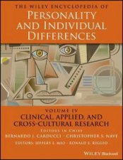 The Wiley Encyclopedia Of Personality And Individual Differences Clinical Applied And CrossCultural Research