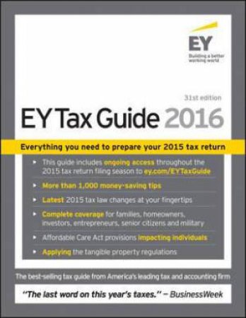 Ernst & Young Tax Guide 2016 by Ernst & Young