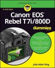 Canon EO Rebel T7i800D For Dummies