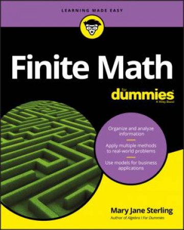 Finite Math For Dummies by Mary Jane Sterling
