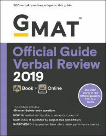 Gmat Official Guide Verbal Review 2019 by Various