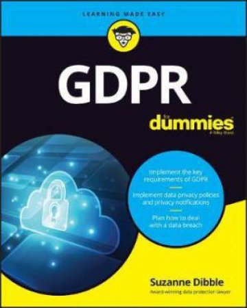 GDPR For Dummies by Suzanne Dibble