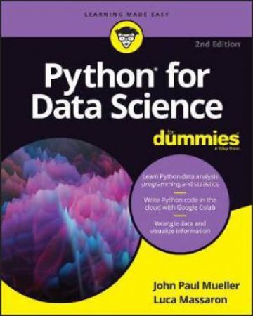 Python For Data Science For Dummies, 2nd Edition by John Paul Mueller & Luca Massaron