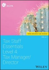 Tax Staff Essentials Level 4  Tax Manager      Director