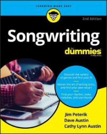 Songwriting For Dummies by Jim Peterik & Dave Austin & Cathy Lynn Austin