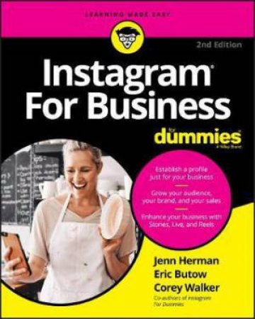 Instagram For Business For Dummies by Jenn Herman, Eric Butow, Corey Walker