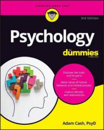 Psychology For Dummies by Adam Cash