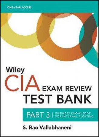Wiley CIA Test Bank 2021 by S. Rao Vallabhaneni