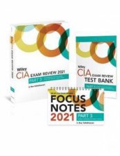 Wiley CIA Exam Review 2021  Test Bank  Focus Notes Part 3 Business Knowledge for Internal Auditing Set