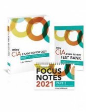 Wiley CIA Exam Review 2021  Test Bank  Focus Notes Part 3 Business Knowledge for Internal Auditing Set