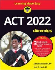 ACT 2022 For Dummies With Online Practice