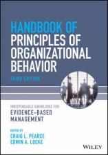 Handbook of Principles of Organizational Behavior