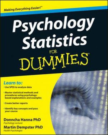 Psychology Statistics for Dummies by Donncha Hanna &  Martin Dempster