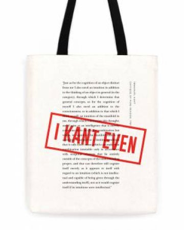 Immanuel Kant I Kant Even Tote by Various