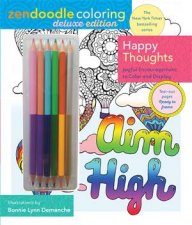 Zendoodle Coloring Happy Thoughts