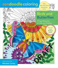 Zendoodle Coloring Birds and Butterflies