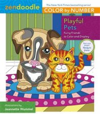 Zendoodle ColorbyNumber Playful Pets