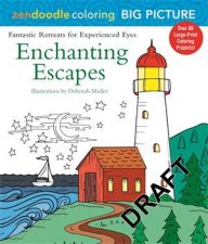 Zendoodle Coloring Big Picture Enchanting Escapes