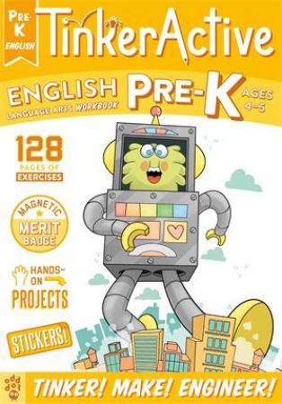 TinkerActive Workbooks: Pre-K English Language Arts by Megan Hewes Butler & Pat Lewis & Odd Dot