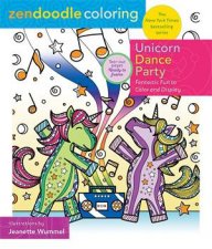 Zendoodle Coloring Unicorn Dance Party