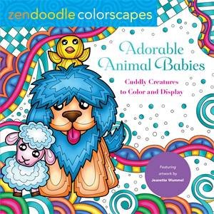 Zendoodle Colorscapes: Adorable Animal Babies by Jeanette Wummel