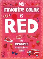 My Favorite Color Activity Book Red
