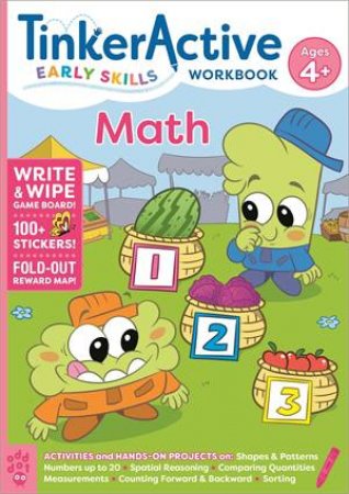 TinkerActive Early Skills Math Workbook Ages 4+ by Nathalie Le Du & Gustavo Almeida