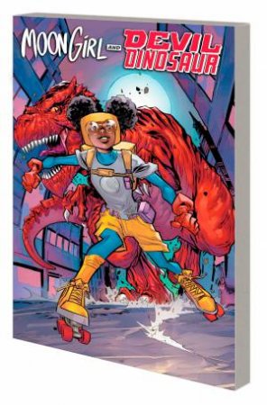 MOON GIRL AND DEVIL DINOSAUR MENACE ON WHEELS by Jordan Ifueko