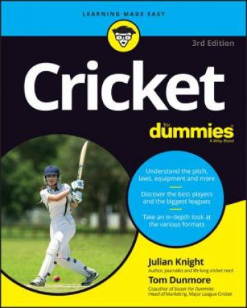 Cricket For Dummies by Julian Knight & Tom Dunmore