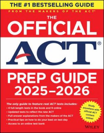 The Official ACT Prep Guide 2025-2026 by ACT
