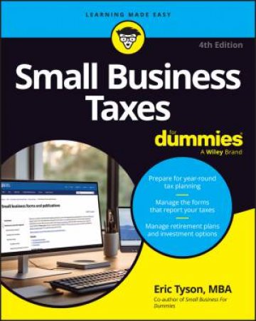 Small Business Taxes For Dummies by Eric Tyson