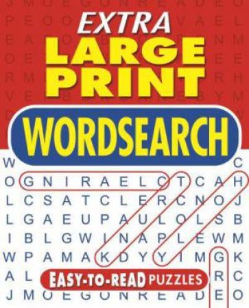 Extra Large Print Wordsearch by Various