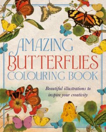 Amazing Butterflies Colouring Book by David Woodroffe