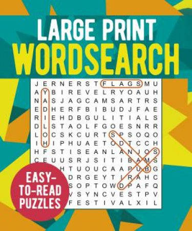 Large Print Wordsearch by Eric Saunders