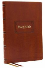 KJV Bible Giant Print Thinline Bible Vintage Series Leathersoft Red Letter Comfort Print Tan