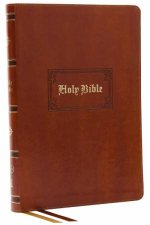 KJV Bible Giant Print Thinline Bible Vintage Series Leathersoft Red Letter Thumb Indexed Comfort Print Tan