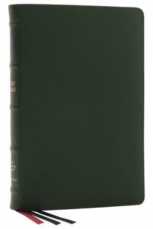 NKJV, Thinline Reference Bible, Large Print, Premier Collection, Red Letter, Comfort Print: Holy Bible, New King James Version [Green] by Thomas Nelson