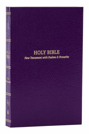 KJV, Pocket New Testament with Psalms and Proverbs, Red Letter, Comfort Print [Purple] by Thomas Nelson