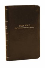 KJV Pocket New Testament with Psalms and Proverbs Red Letter ComfortPrint brown