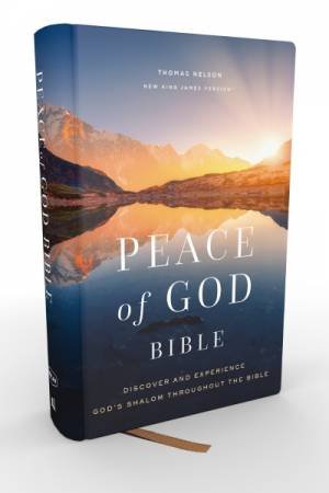 Peace of God Bible: Discover and Experience God's Shalom Throughout The Bible (NKJV, Hardcover, Red Letter, Comfort Print) by PhD, Jeremiah Johnston